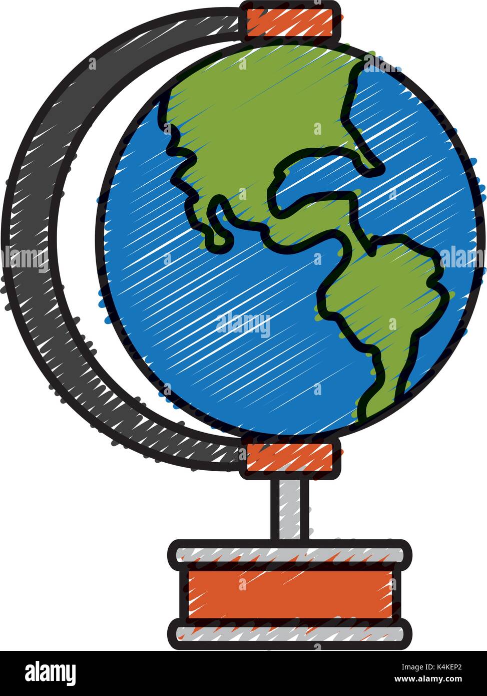 Earth globe isolated Stock Vector Image & Art - Alamy