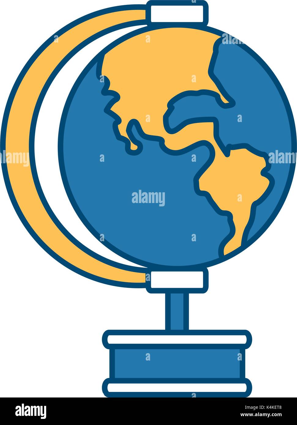 Earth globe isolated Stock Vector Image & Art - Alamy