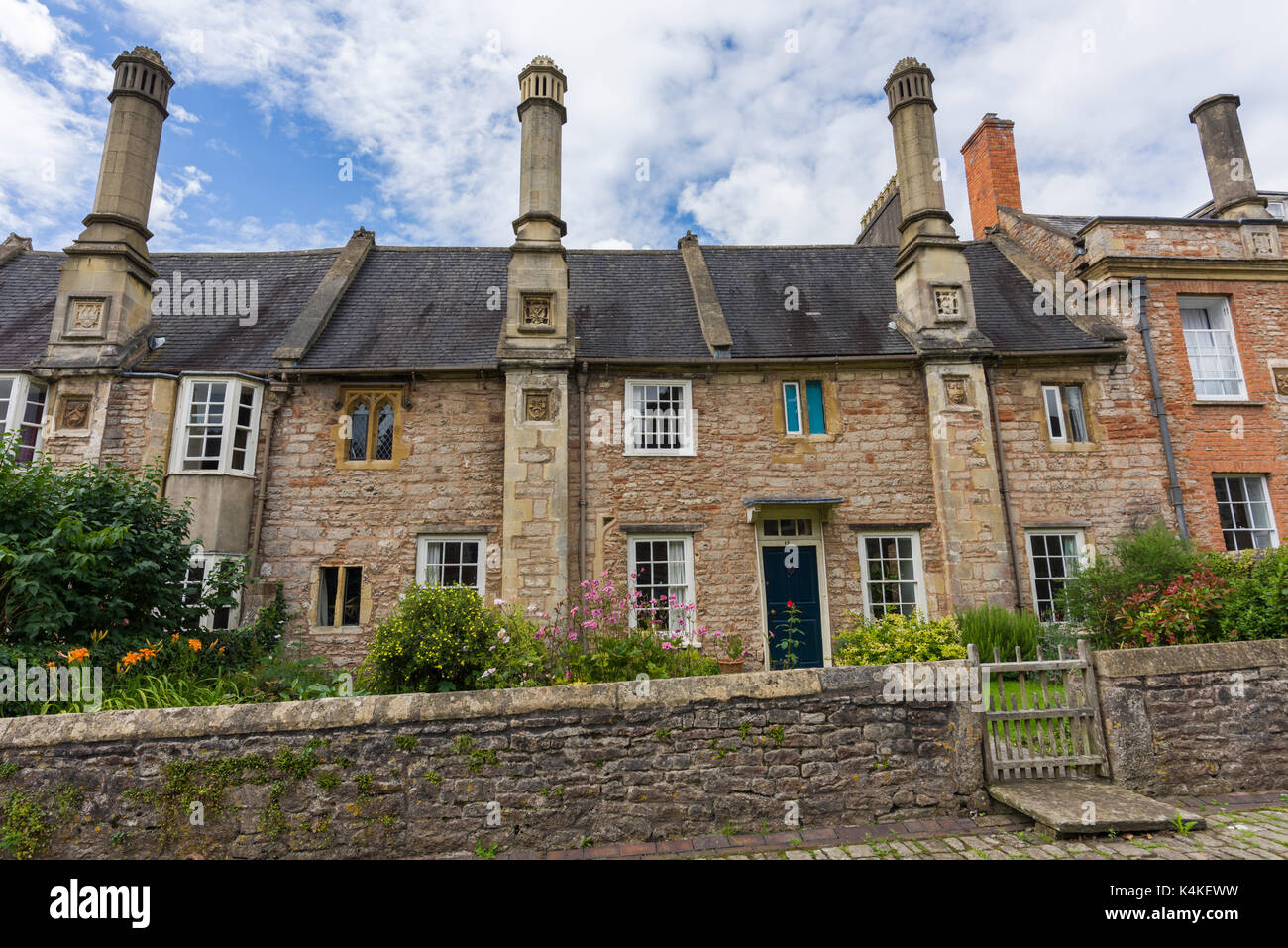 Vicars' Close in the city of Wells, Somerset, England Stock Photo Alamy