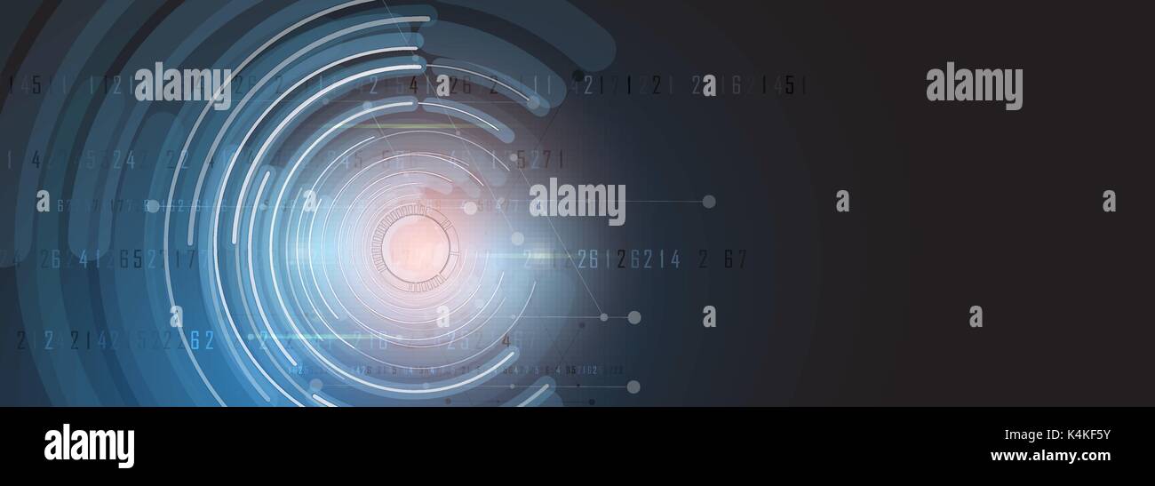 virtual reality in life future technology abstract background Stock ...