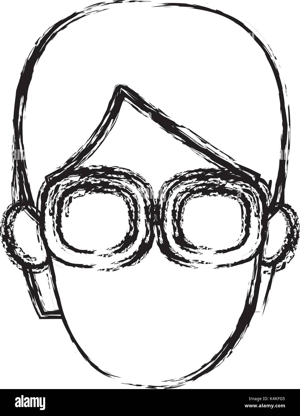 Man with glasses Stock Vector Image & Art - Alamy