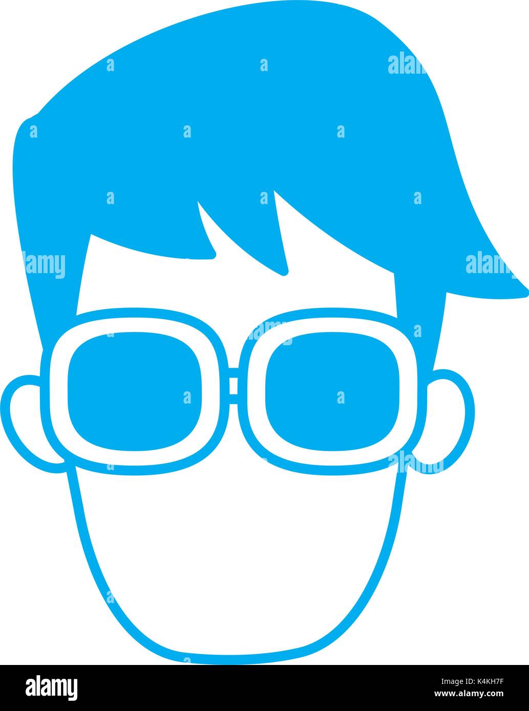 Man with glasses Stock Vector Image & Art - Alamy