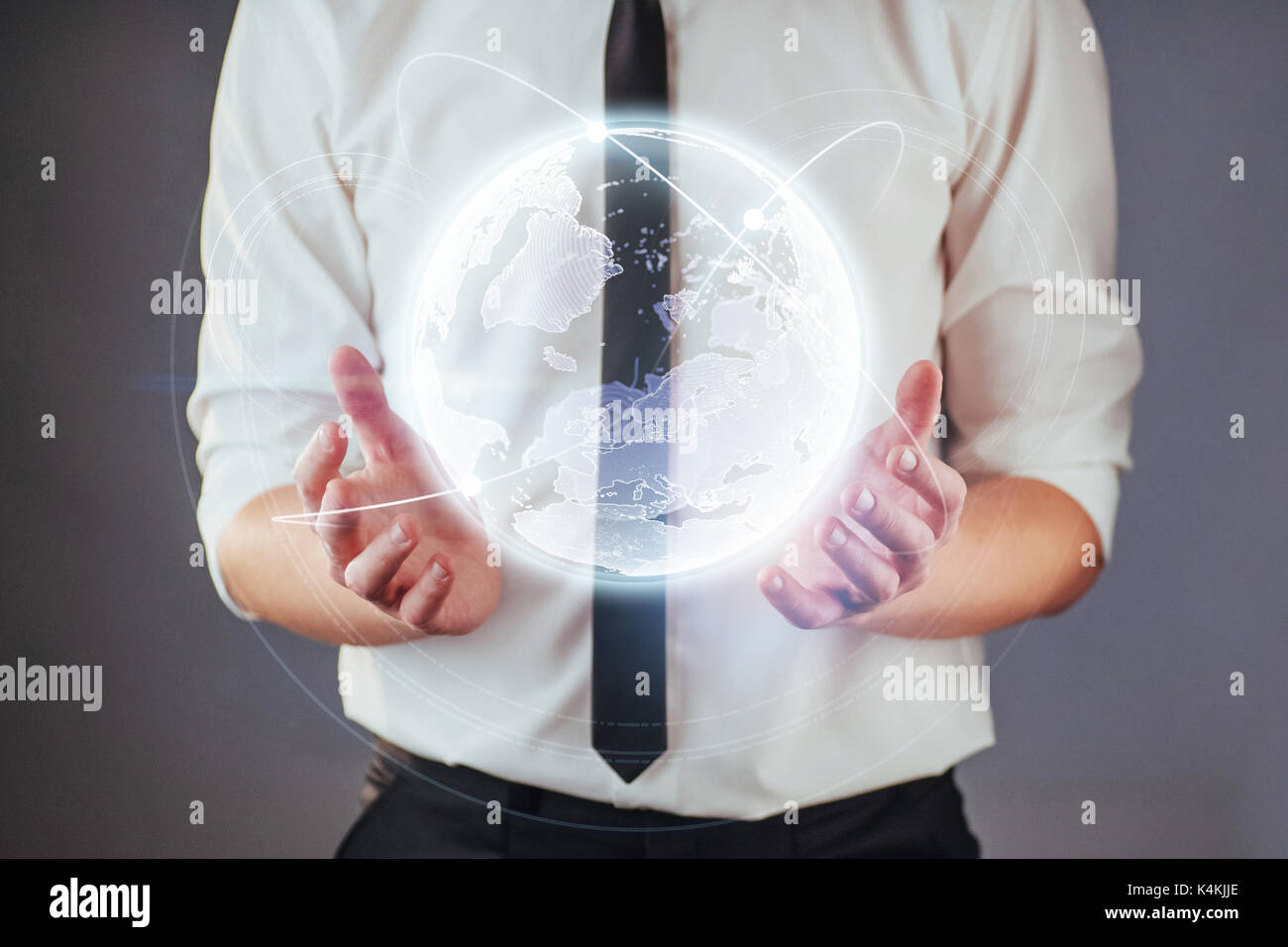 Software development and use of various system integration phase encoding. Stock Photo