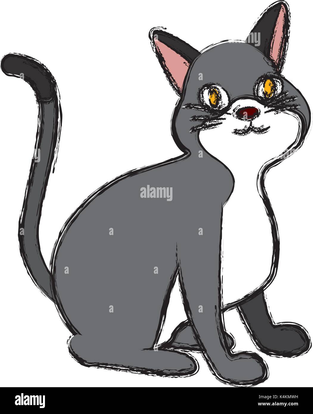 Cat pet cartoon Stock Vector Image & Art - Alamy