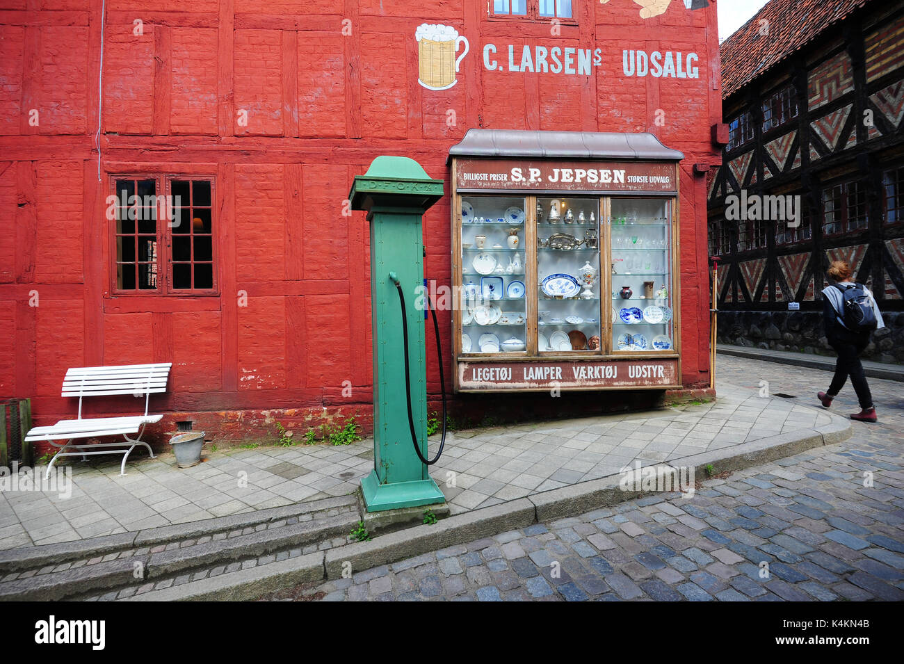 Travel back in time at Den Gamle By (The Old Town), an open-air folk museum  in Aarhus, Denmark Stock Photo - Alamy