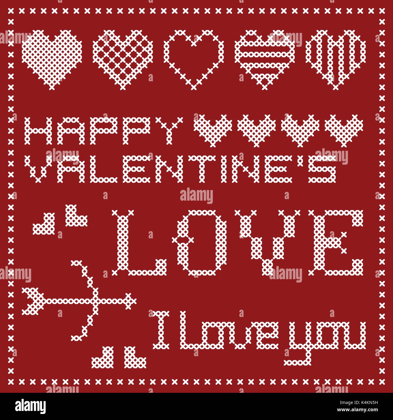 Valentine vector, heart set Stock Vector Image & Art - Alamy