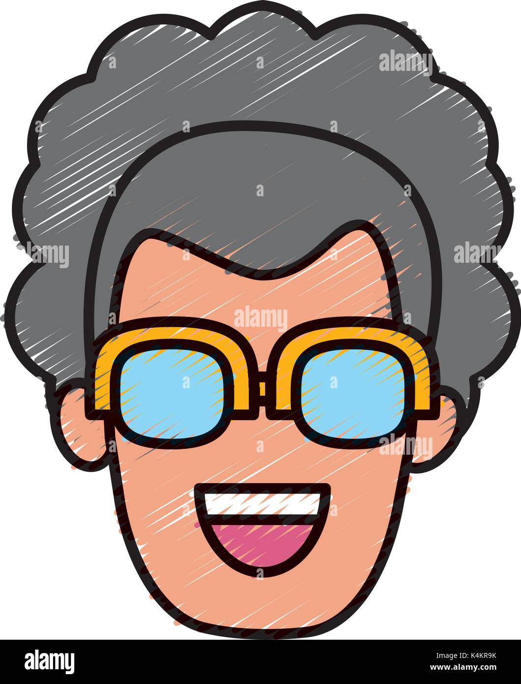 Woman with glasses Stock Vector Image & Art - Alamy