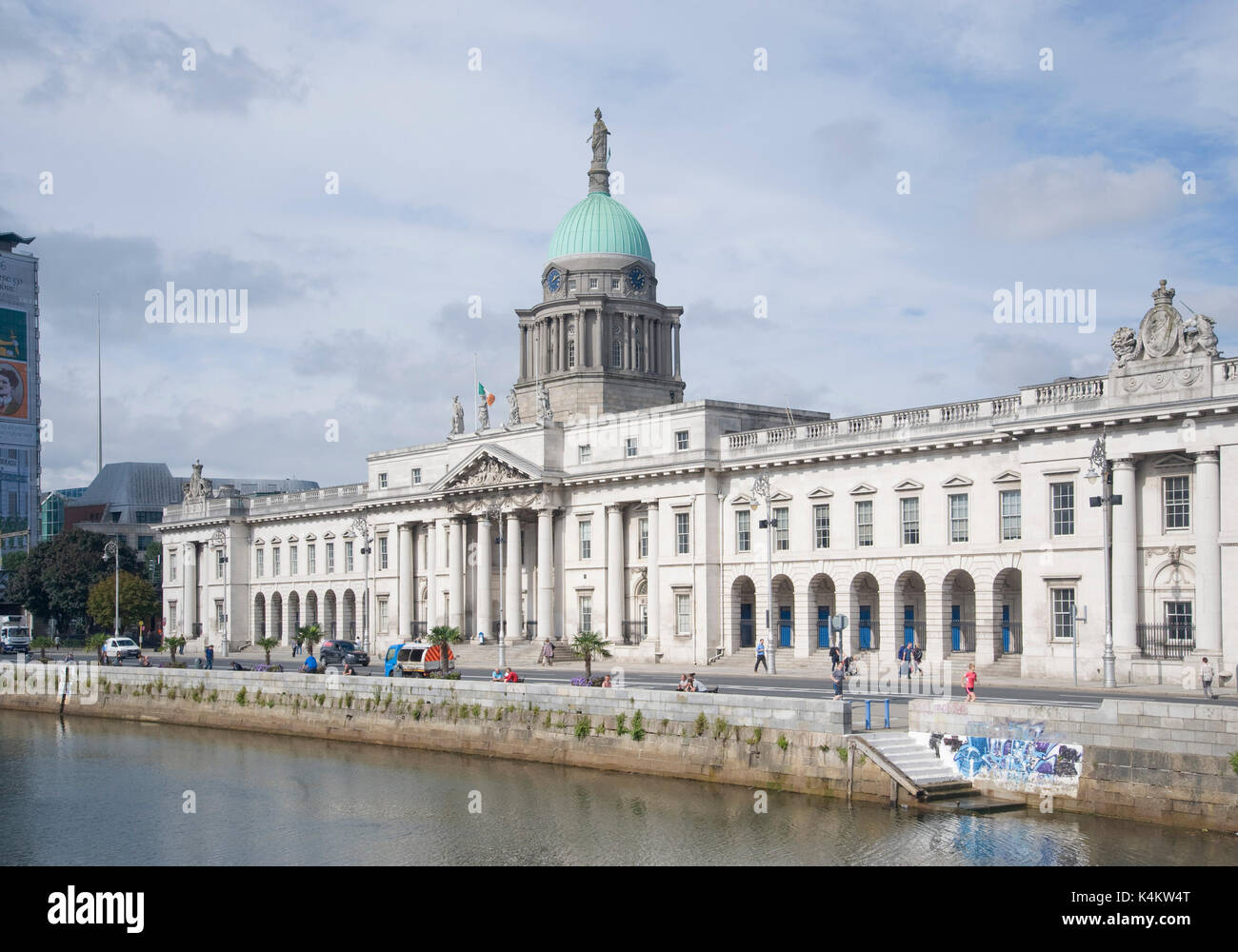 The Custom House in Dublin, Ireland Stock Photo