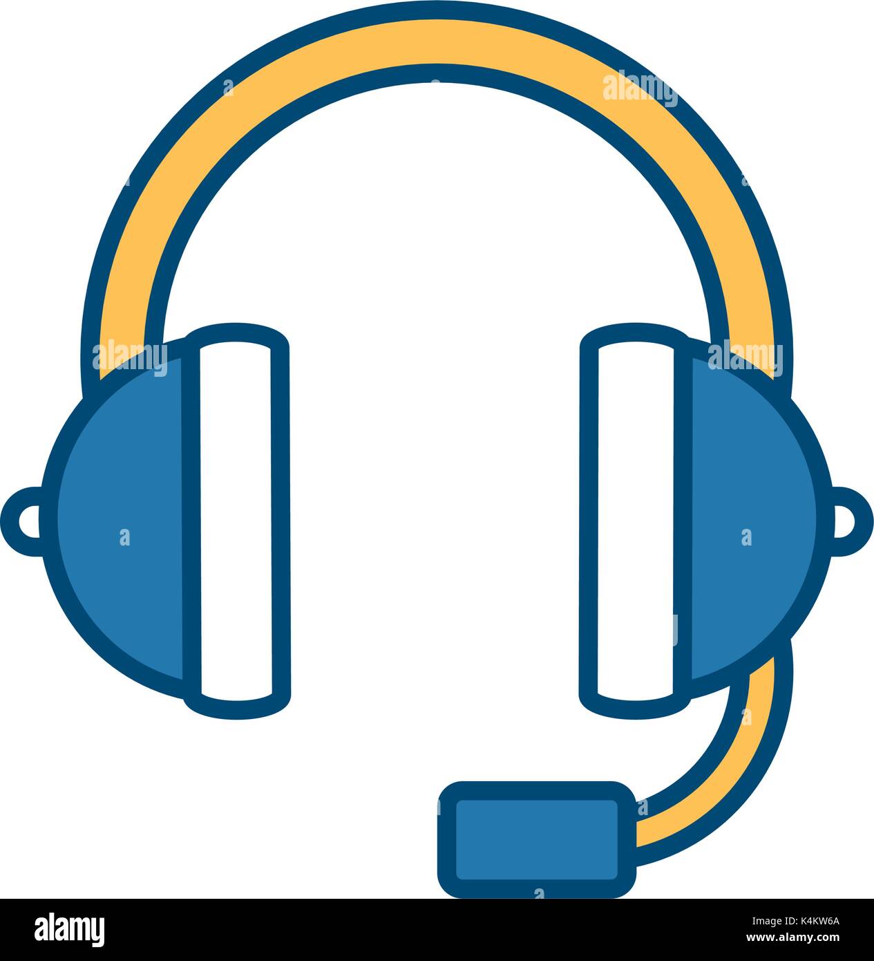 Music headphones device Stock Vector Image & Art - Alamy