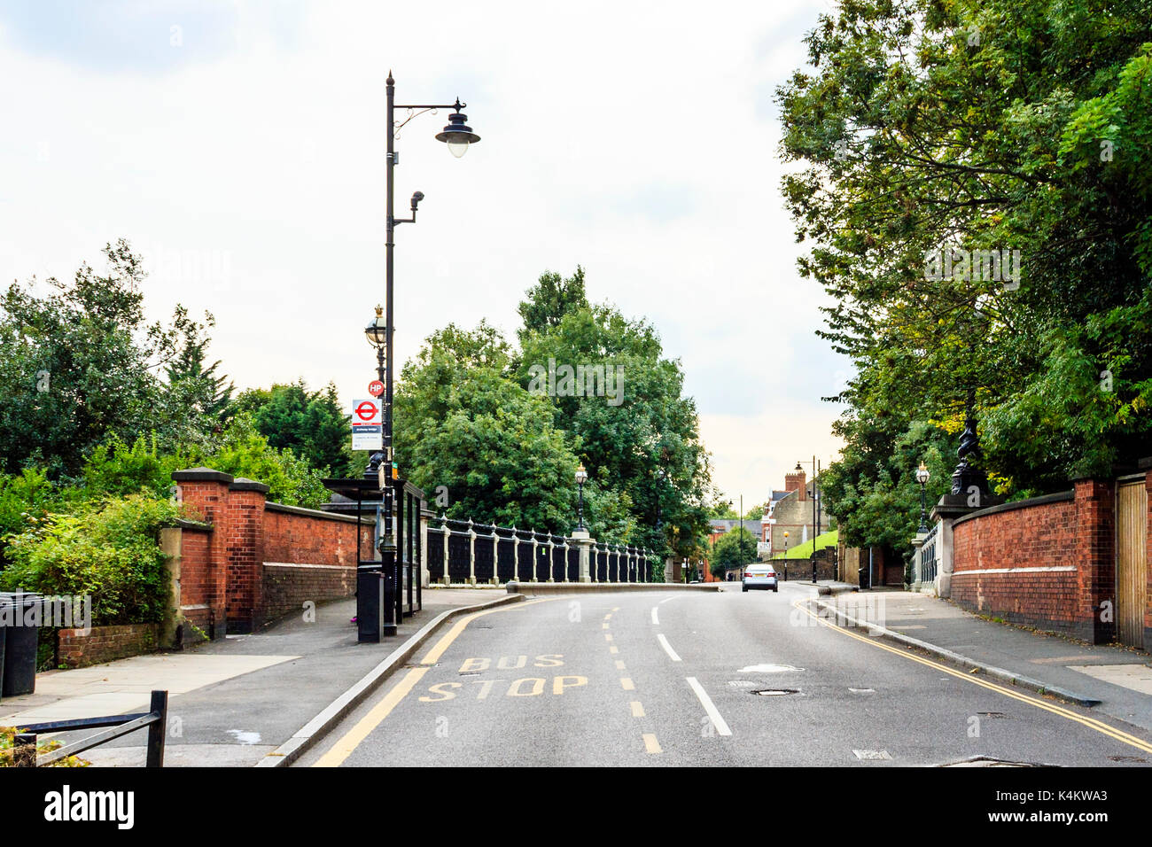 Hornsey Lane Bridge, the Victorian 'Highgate Archway', infamous for numerous suicides Stock Photo