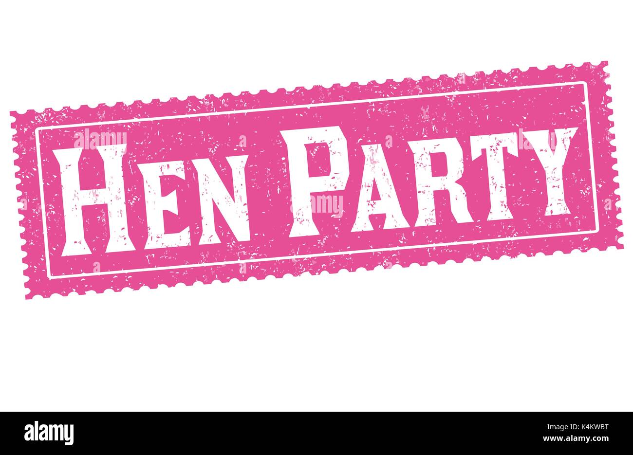 Hen party grunge rubber stamp on white background, vector illustration ...