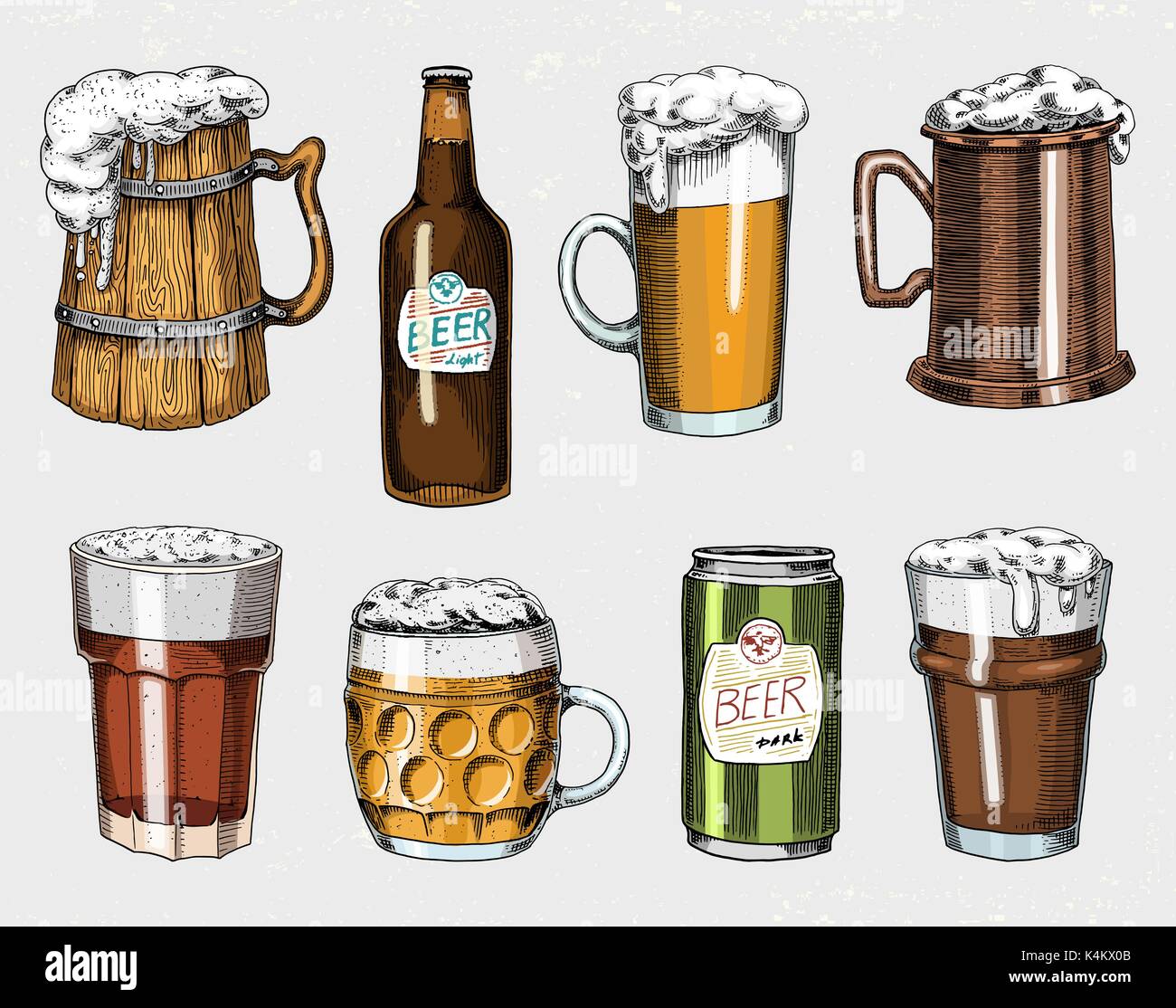 new vs old clipart beer