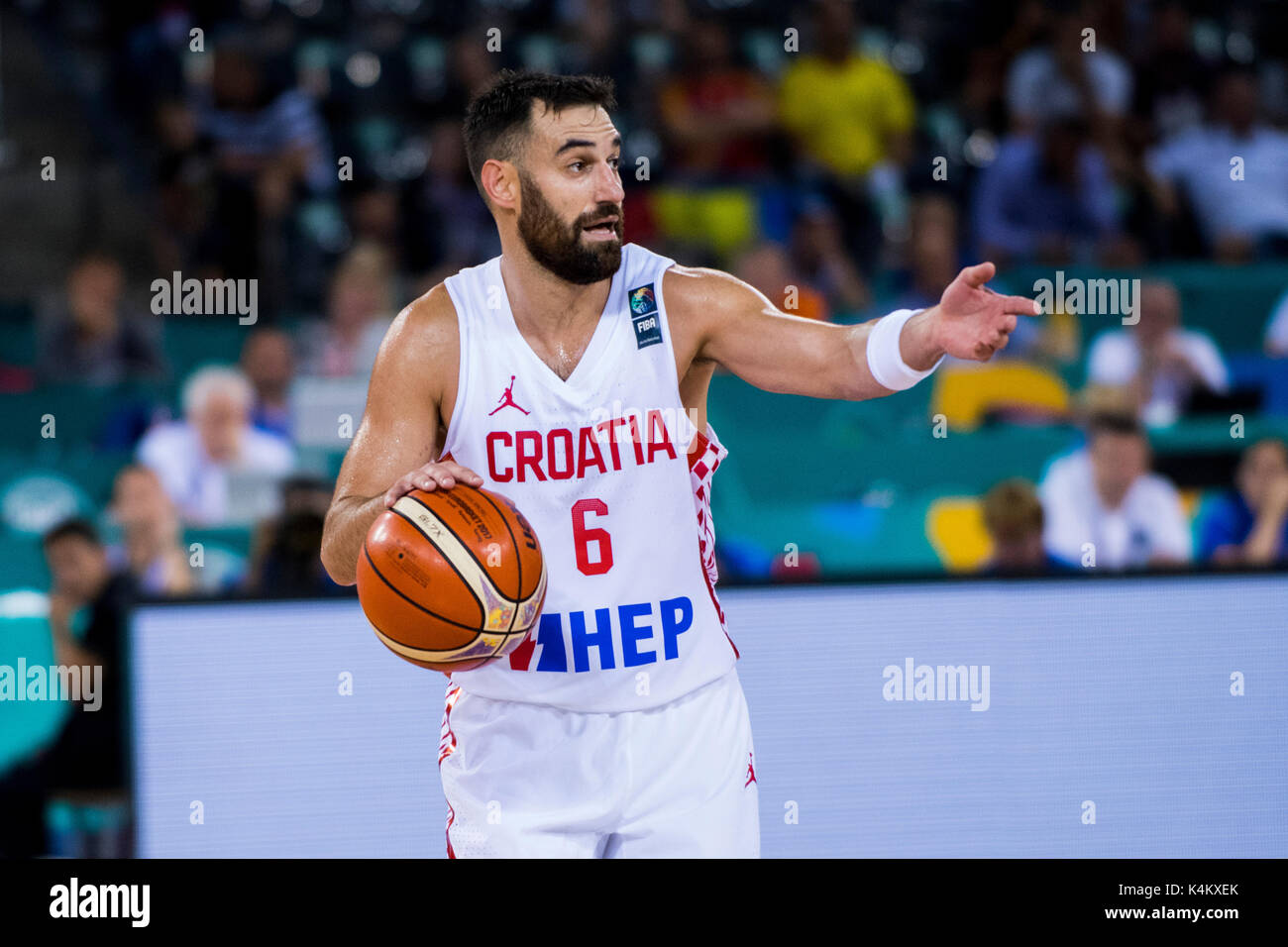 September 2, 2017: Marko Popovic #6 (CRO) during the FIBA Eurobasket ...