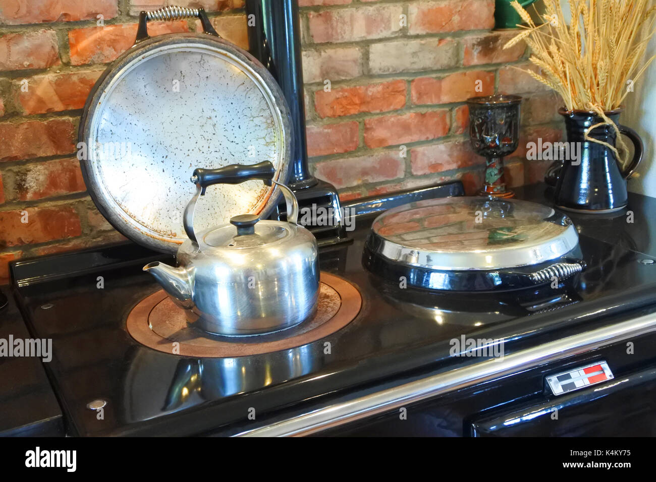 Kitchen Range - John Gollop Stock Photo
