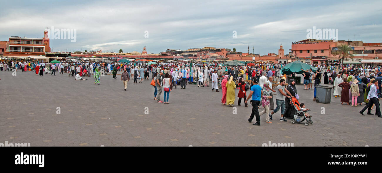 Marrakech main square Stock Photo - Alamy