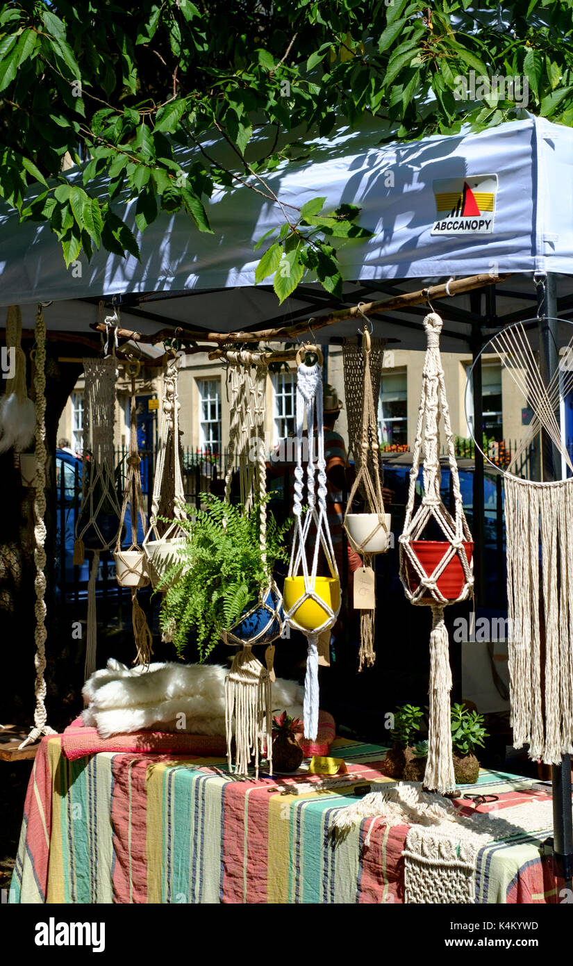 The Artisan Market, Queen Square Bath England Stock Photo Alamy