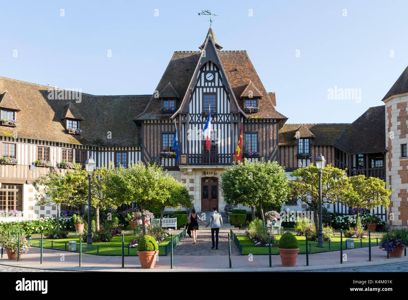 France, Calvados (14), Deauville, la mairie // France, Calvados, Deauville, the town hall Stock Photo