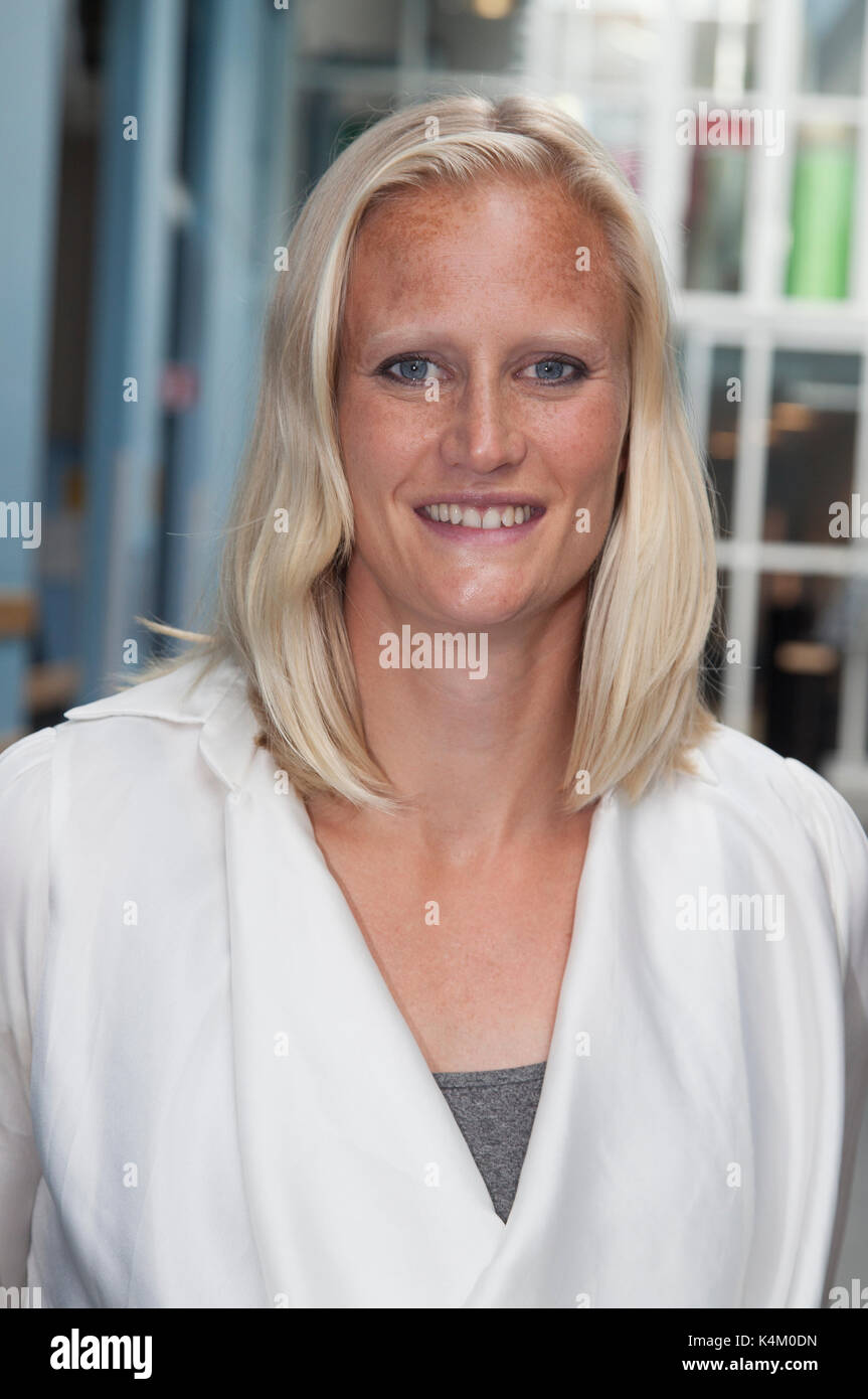 CAROLINA KLÜFT Swedish heptathlon athlete and television host 2017 Stock Photo