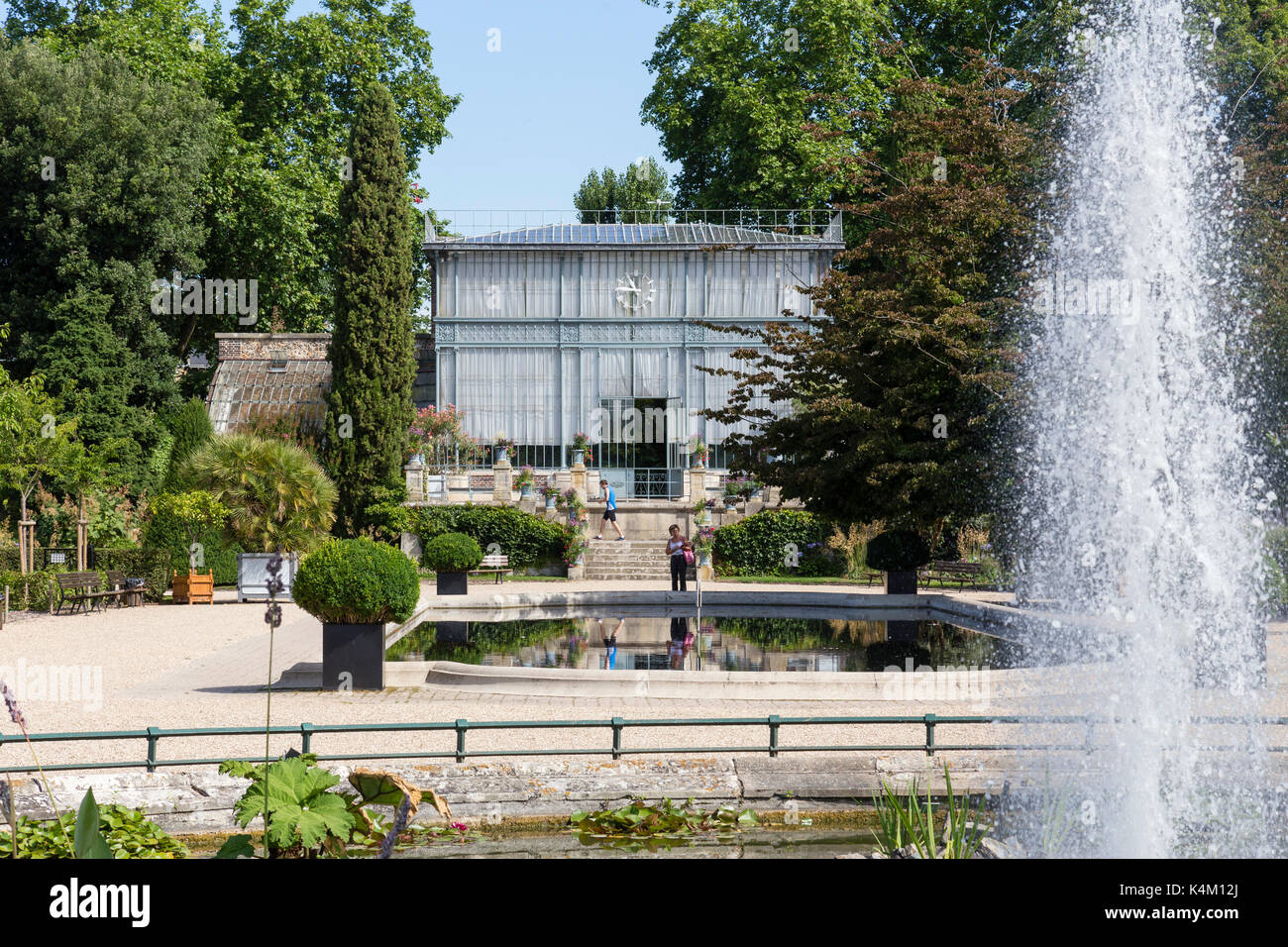 France, Seine-Maritime (76), Rouen, le Jardin des Plantes, la serre centrale // France, Seine-Maritime, Rouen, the Jardin des Plantes, the central gre Stock Photo