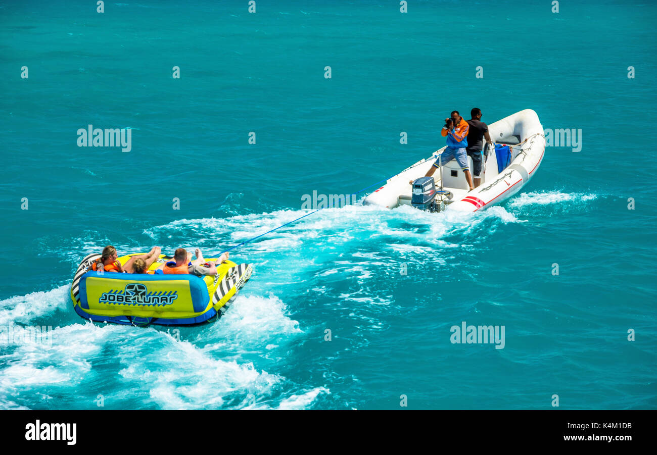 banana; boat; ride; egypt; sea; people; resort; water; entertainment