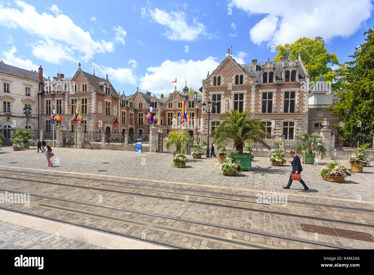 France, Loiret (45), Orléans, mairie dans l'Hôtel Groslot // France, Loiret, Orleans, city hall in the Groslot Hotel Stock Photo