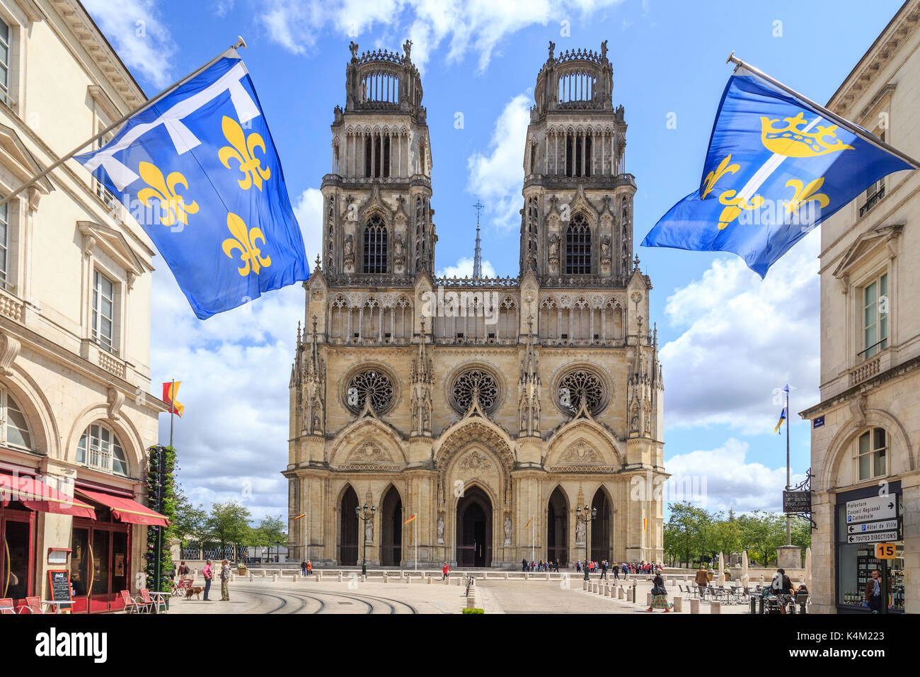 France Loiret 45 Orleans Cathedrale Sainte Croix France Loiret Orleans Sainte Croix Cathedral Stock Photo Alamy