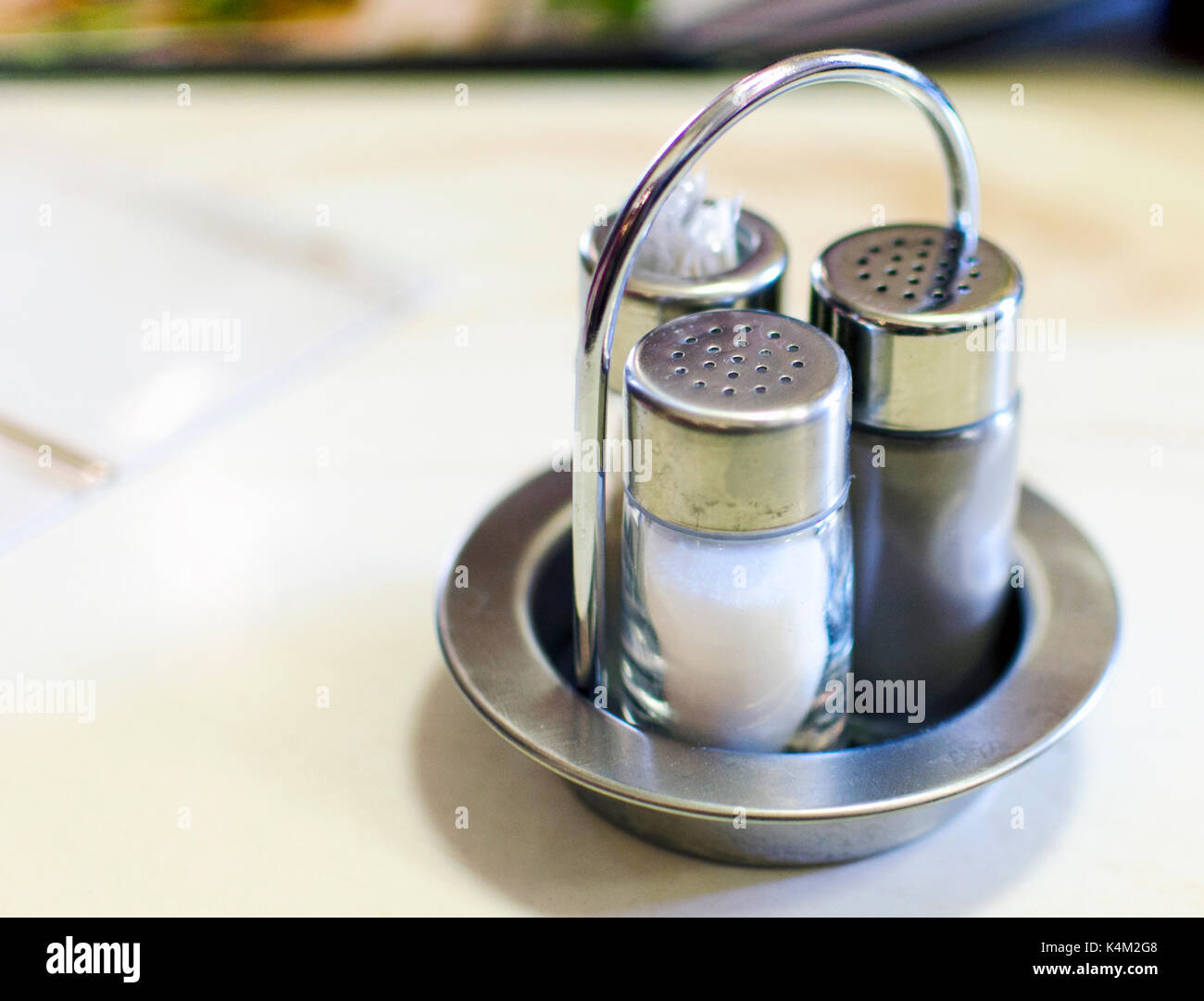 Salt and pepper containers Stock Photo Alamy
