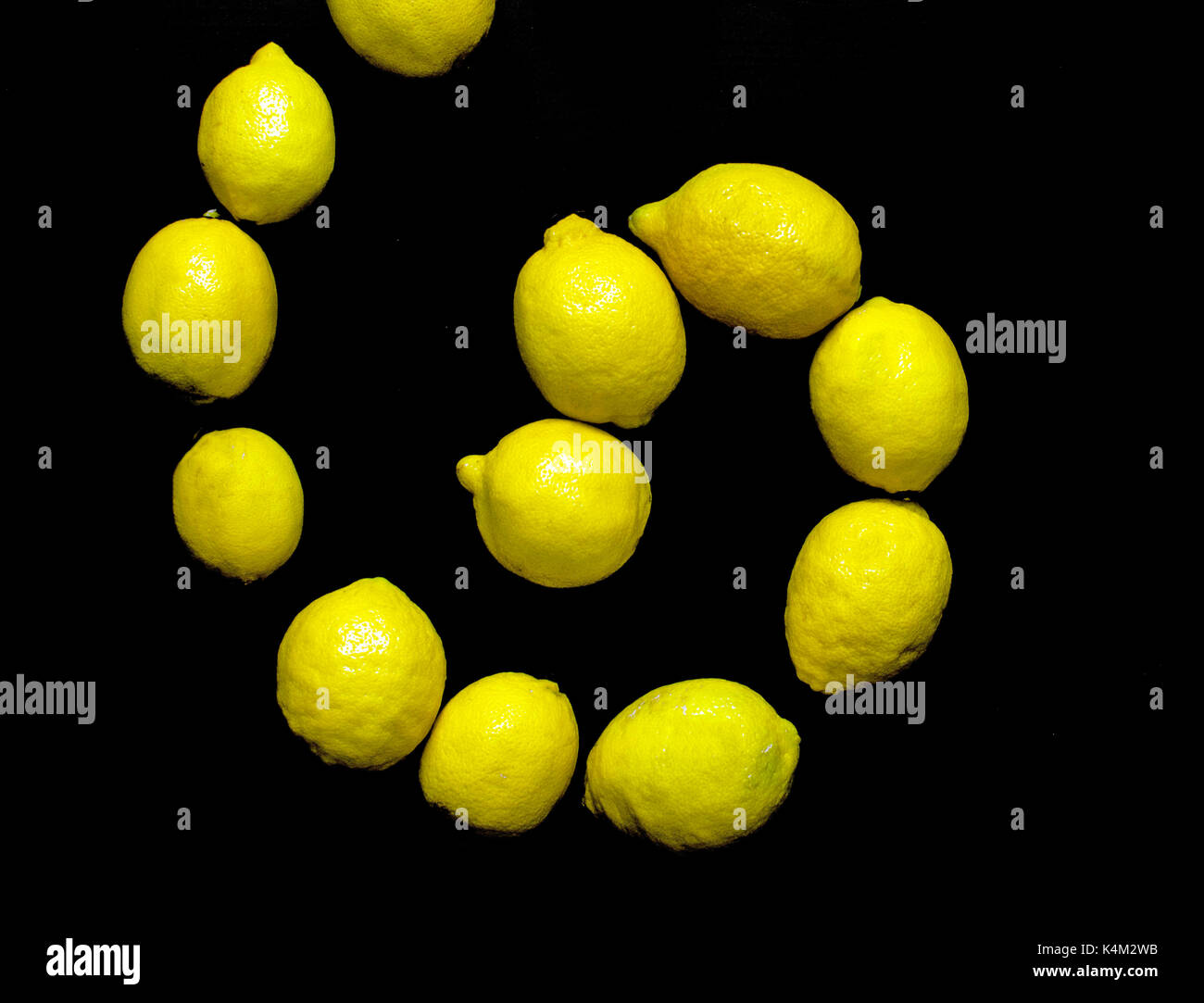 Top view two limes hi-res stock photography and images - Alamy