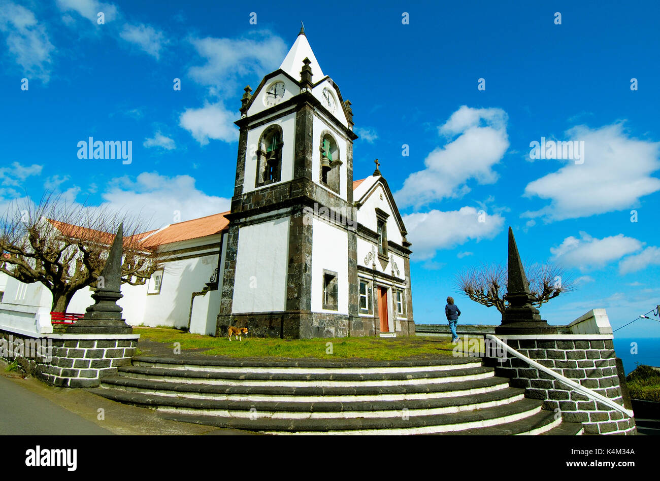 Norte Grande church, São Jorge island. Azores islands, Portugal Stock Photo