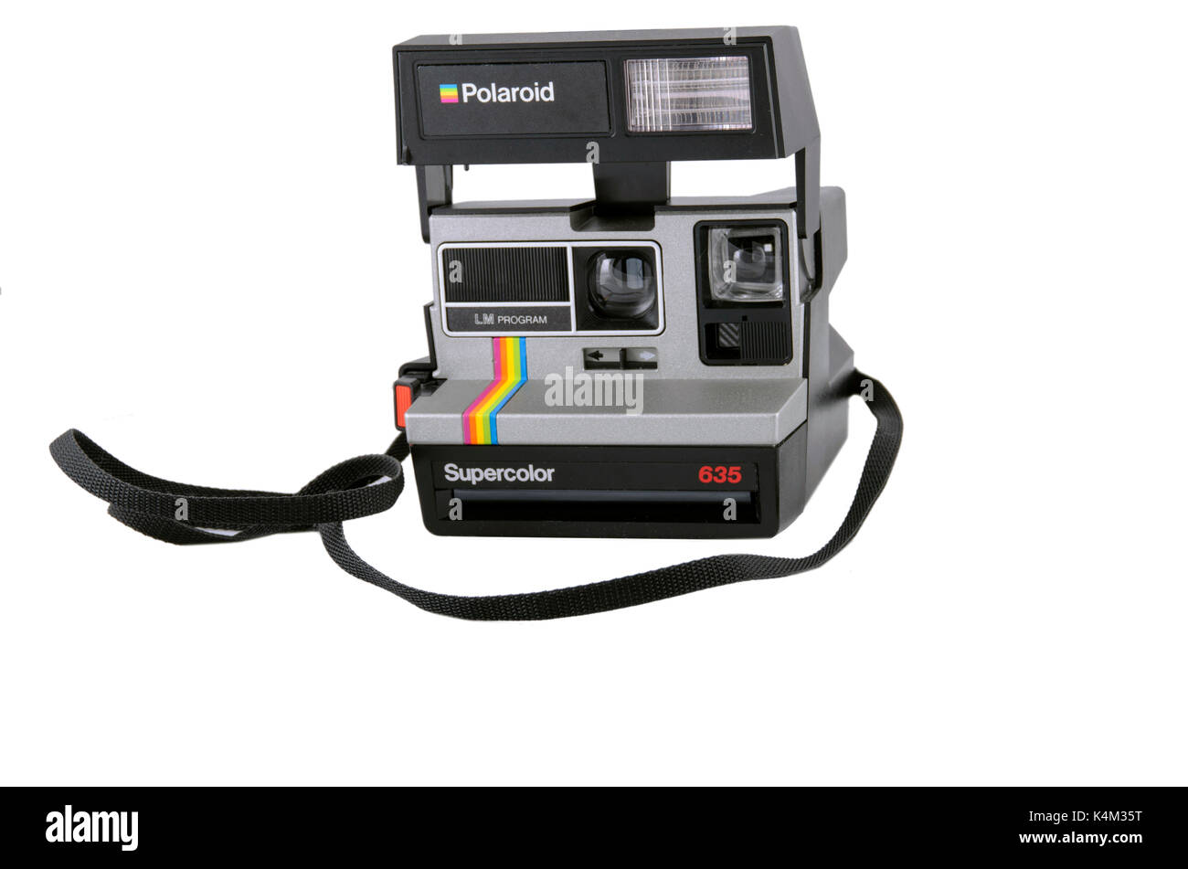 MOSCOW, RUSSIA - JANUARY 31, 2015: Polaroid 635 instant vintage camera.  Polaroid company was founded in 1937 in Cambridge, Massachusetts Stock  Photo - Alamy