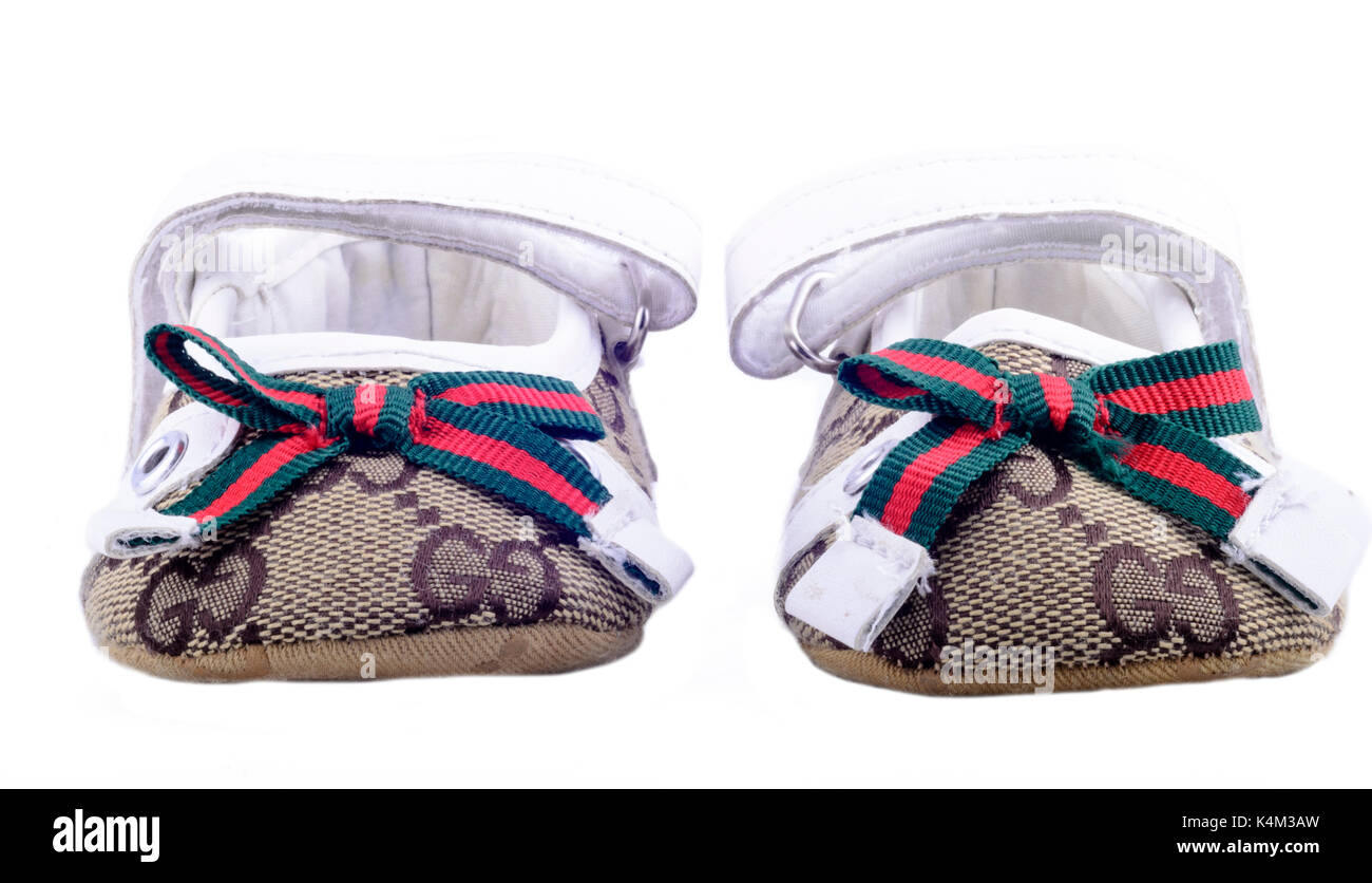 Baby shoes isolated on white background Stock Photo - Alamy