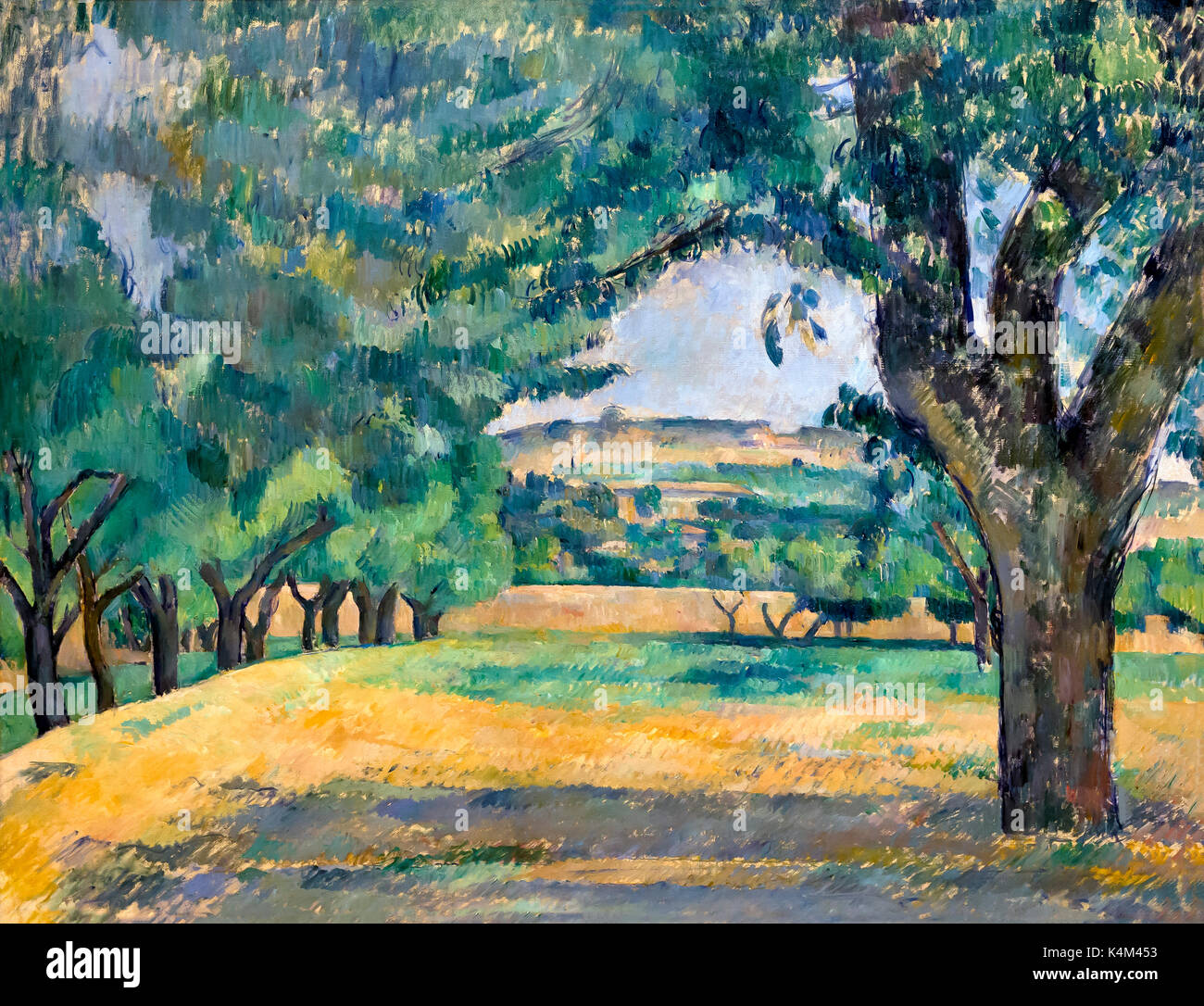 Neighbourhood of Jas de Bouffan, by Paul Cezanne, 18851887, Solomon R