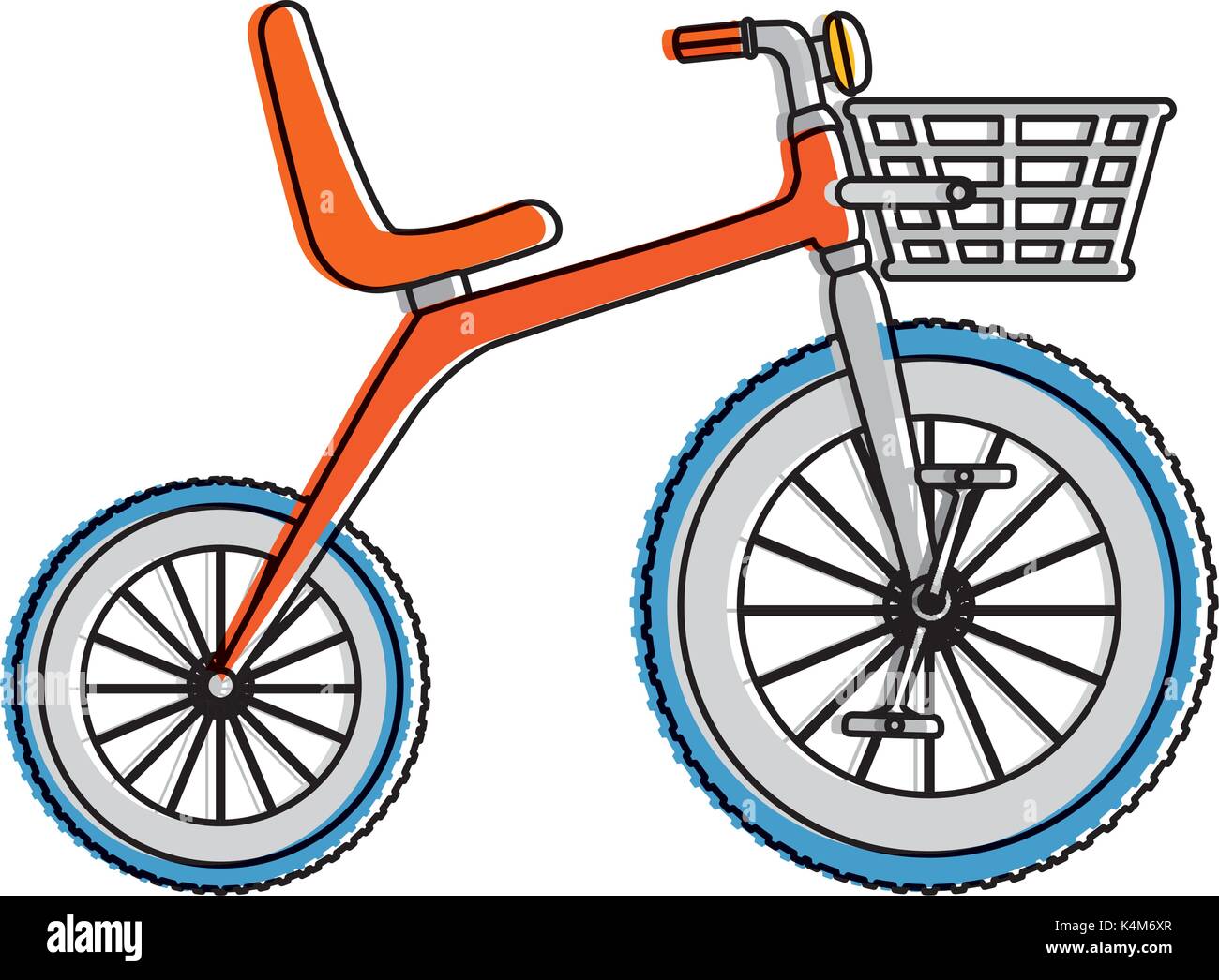 cute tricycle isolated icon vector illustration design Stock Vector