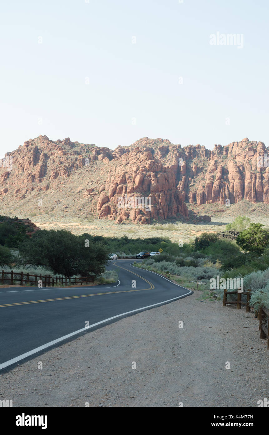 snow canyon state park,St. George, Utah Stock Photo - Alamy