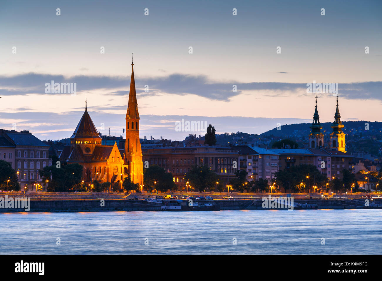 Sunset over historic town centre of Budapest, Hungary Stock Photo - Alamy