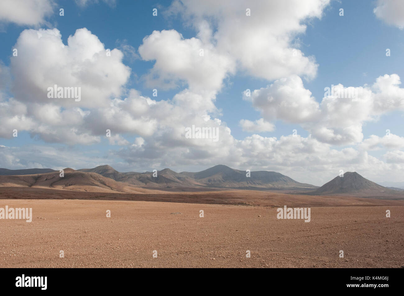 Landscape Views of Los Molinos, Fuerteventura, Canary Islands, Spain Stock Photo