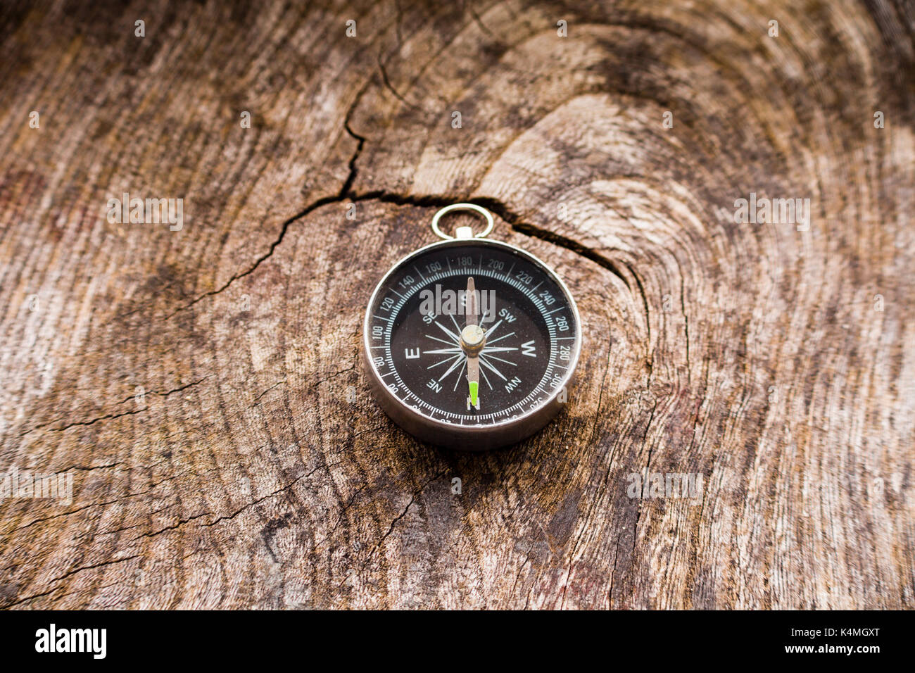 Magnetic Compass Aboard a Ship Stock Photo - Image of large, geography:  83387420