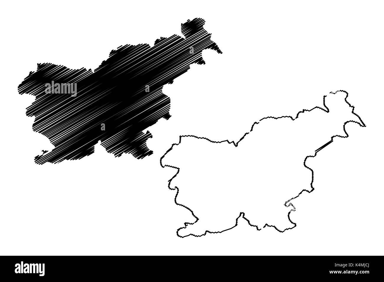 Retro ljubljana map hi-res stock photography and images - Alamy