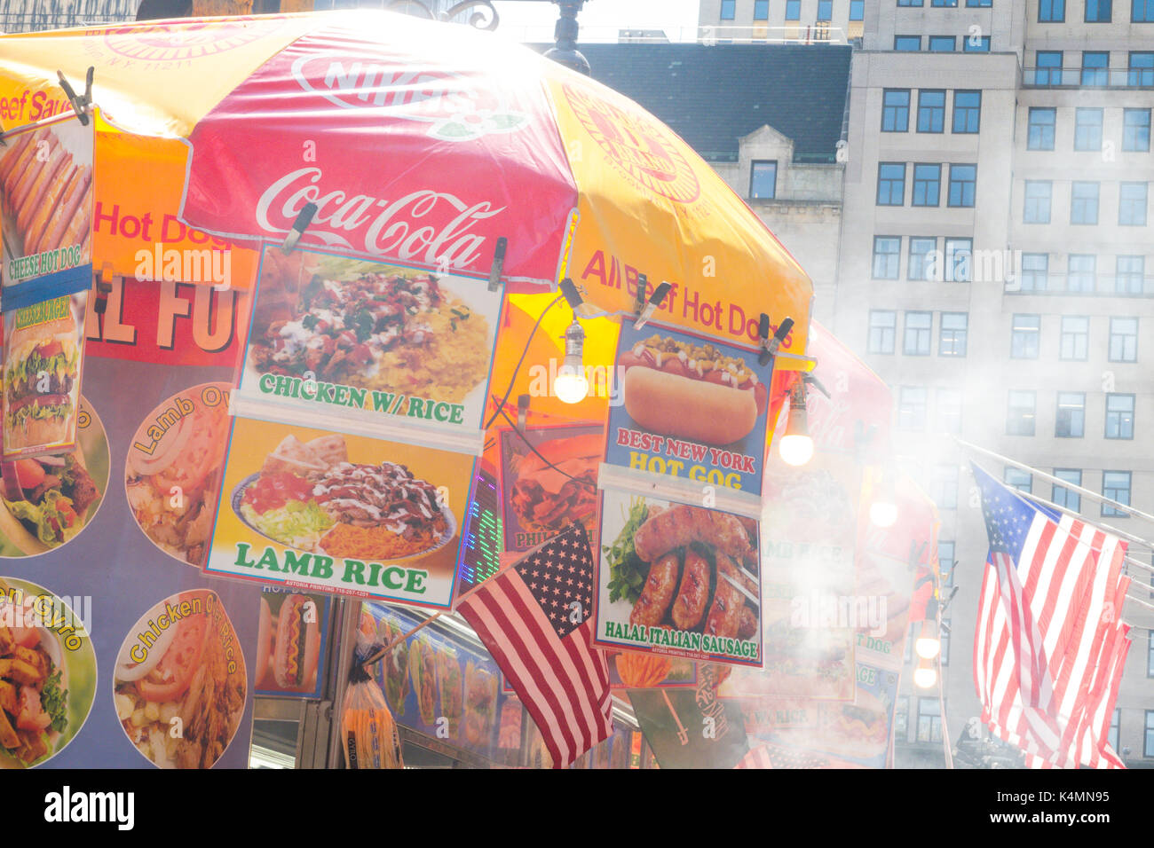 Food Cart, NYC, USA Stock Photo Alamy