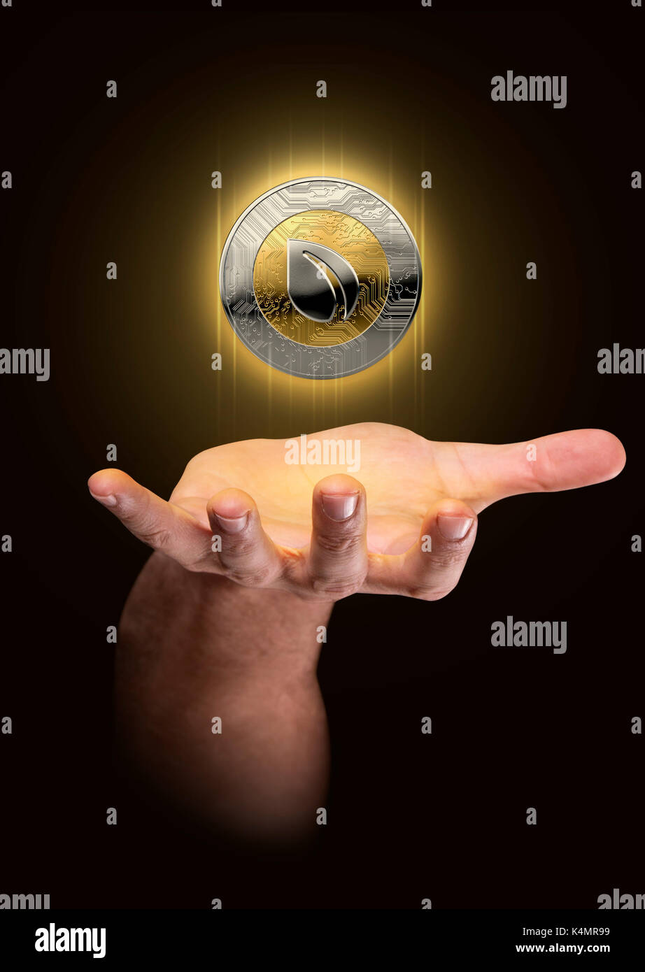 Gold peercoin hi-res stock photography and images - Alamy