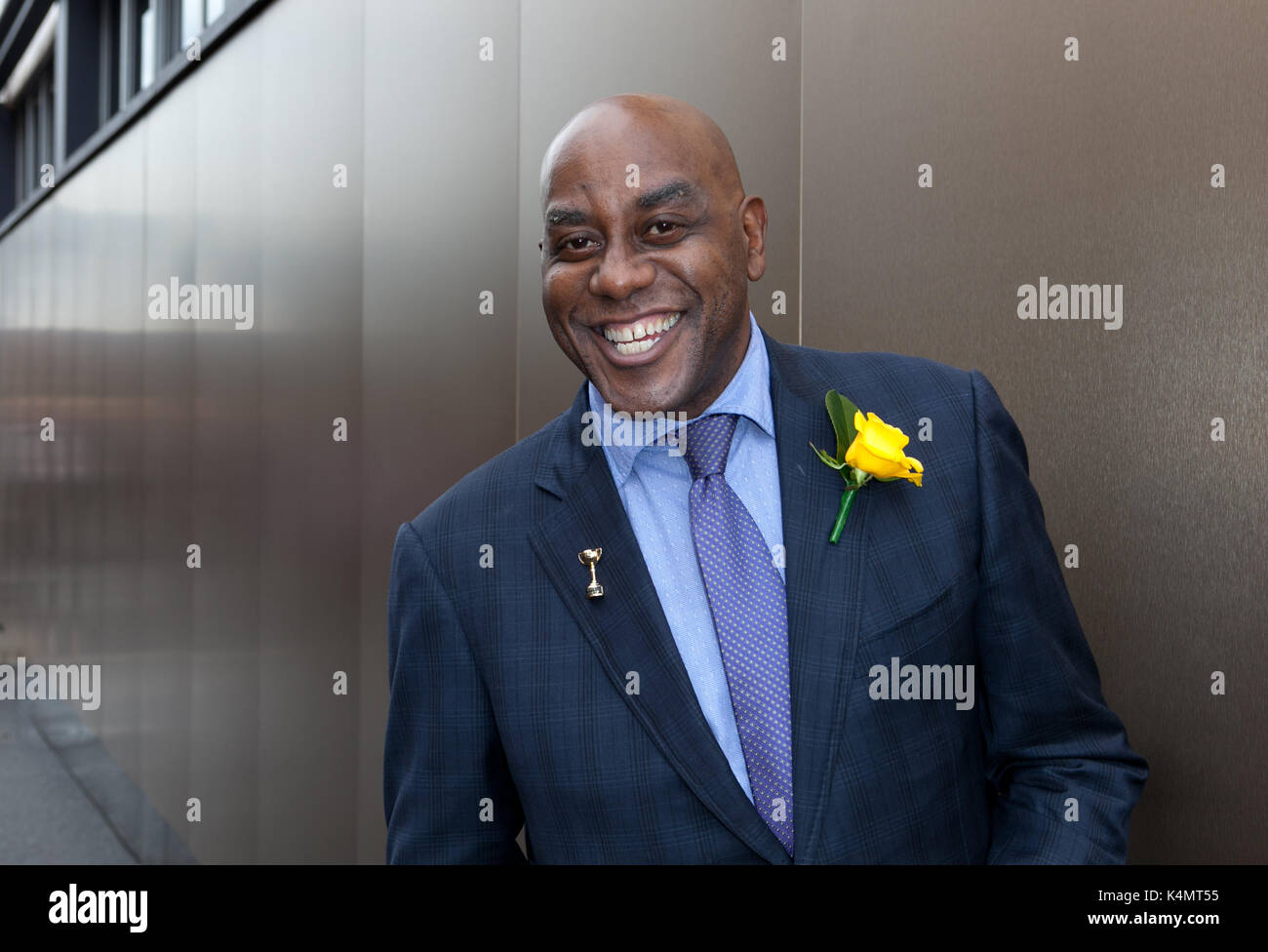 Ainsley Harriott at the Melbourne Cup, November 6, 2012. Stock Photo