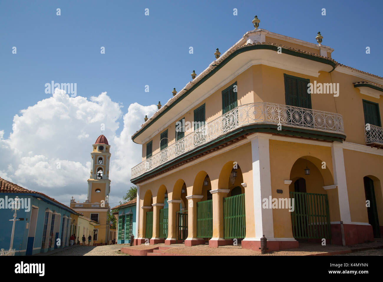 Palacio Brunet (Romantic Museum), Trinidad, UNESCO World Heritage Site, Sancti Spiritus, Cuba, West Indies, Central America Stock Photo