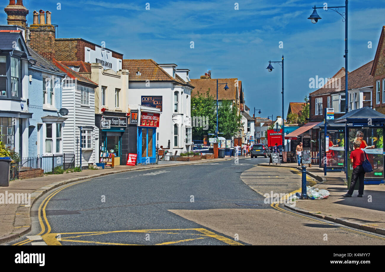 Whitstable, High Street, Kent Stock Photo Alamy