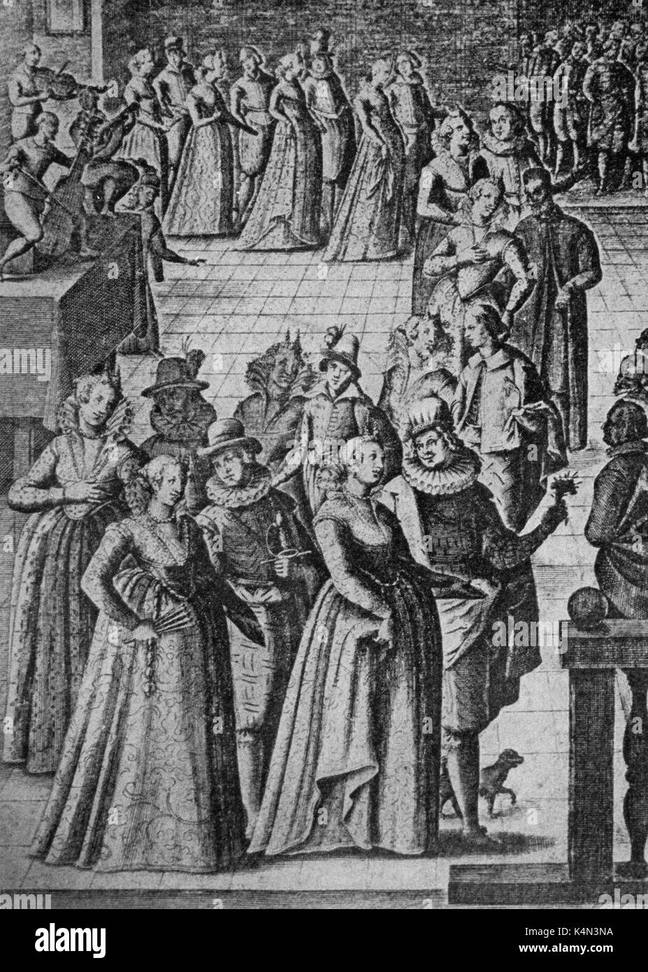 DANCE RENAISSANCE ITALY, 1610 'The Promenade at a Court Ball