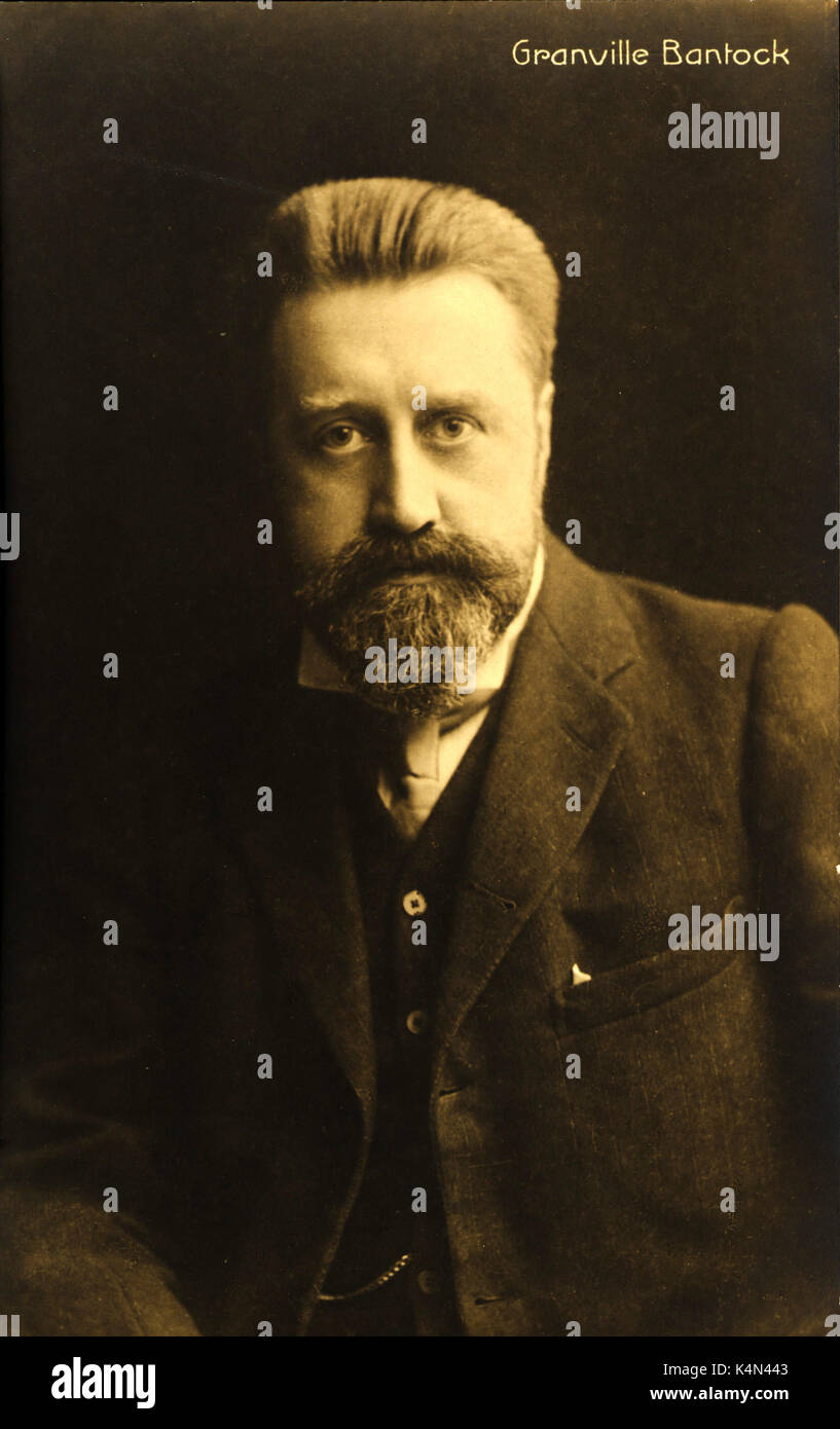 Granville Bantock. English composer (18681946 Stock Photo Alamy