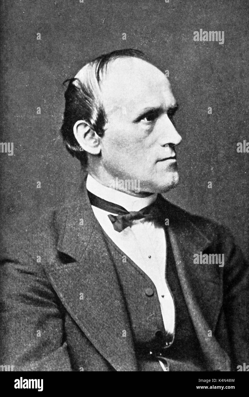 KIEL, Friedrich - portrait German music pedagogue and composer (1821-1885) Stock Photo