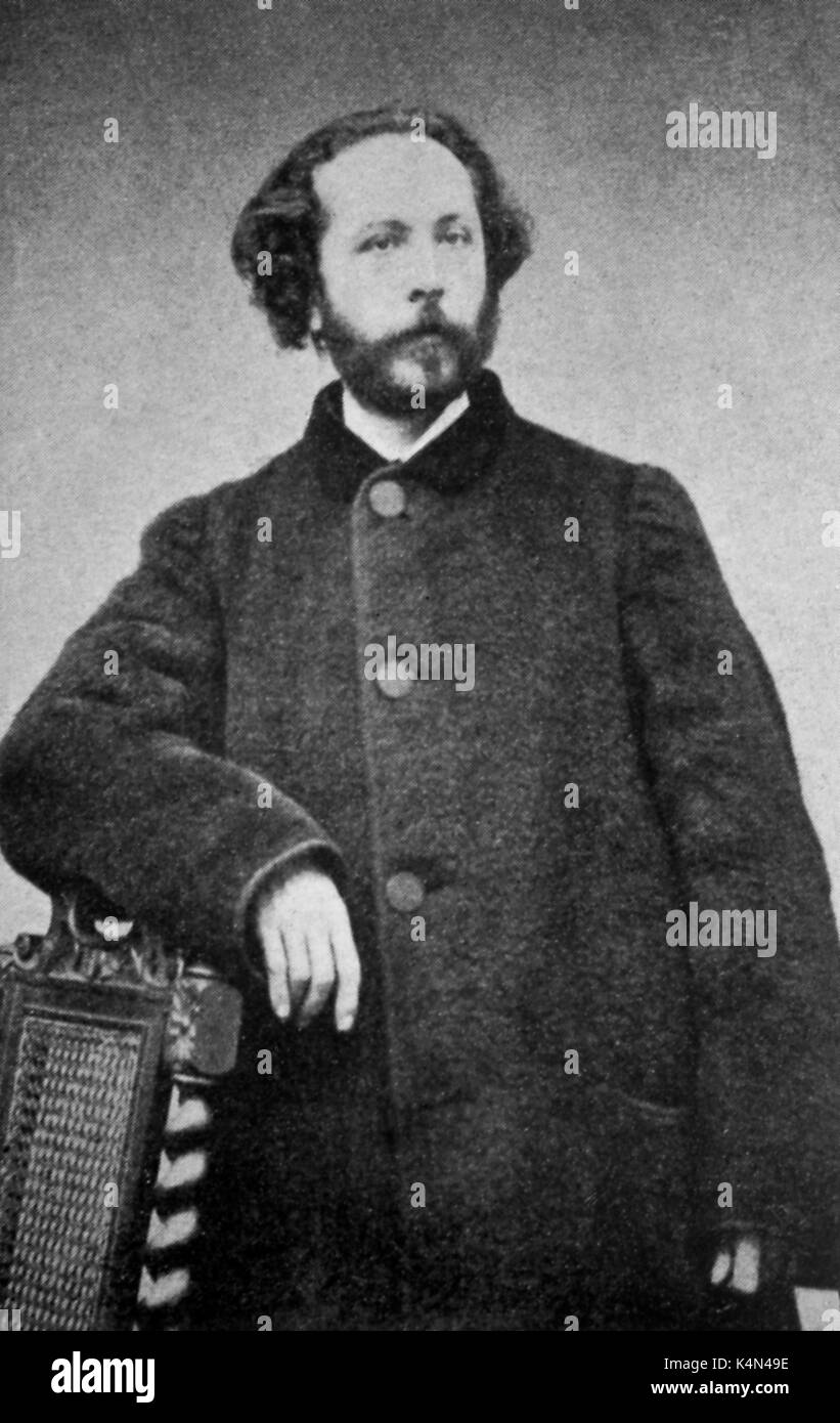 LALO, Edouard French Composer, 1823-1892 Stock Photo