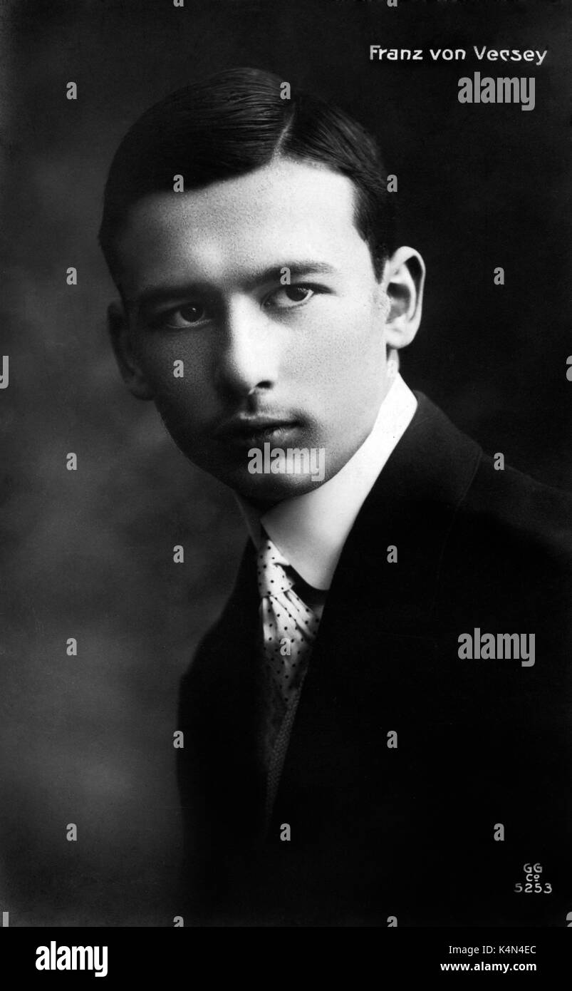 VECSEY, Franz von Hungarian violinist (1893-1935) Stock Photo
