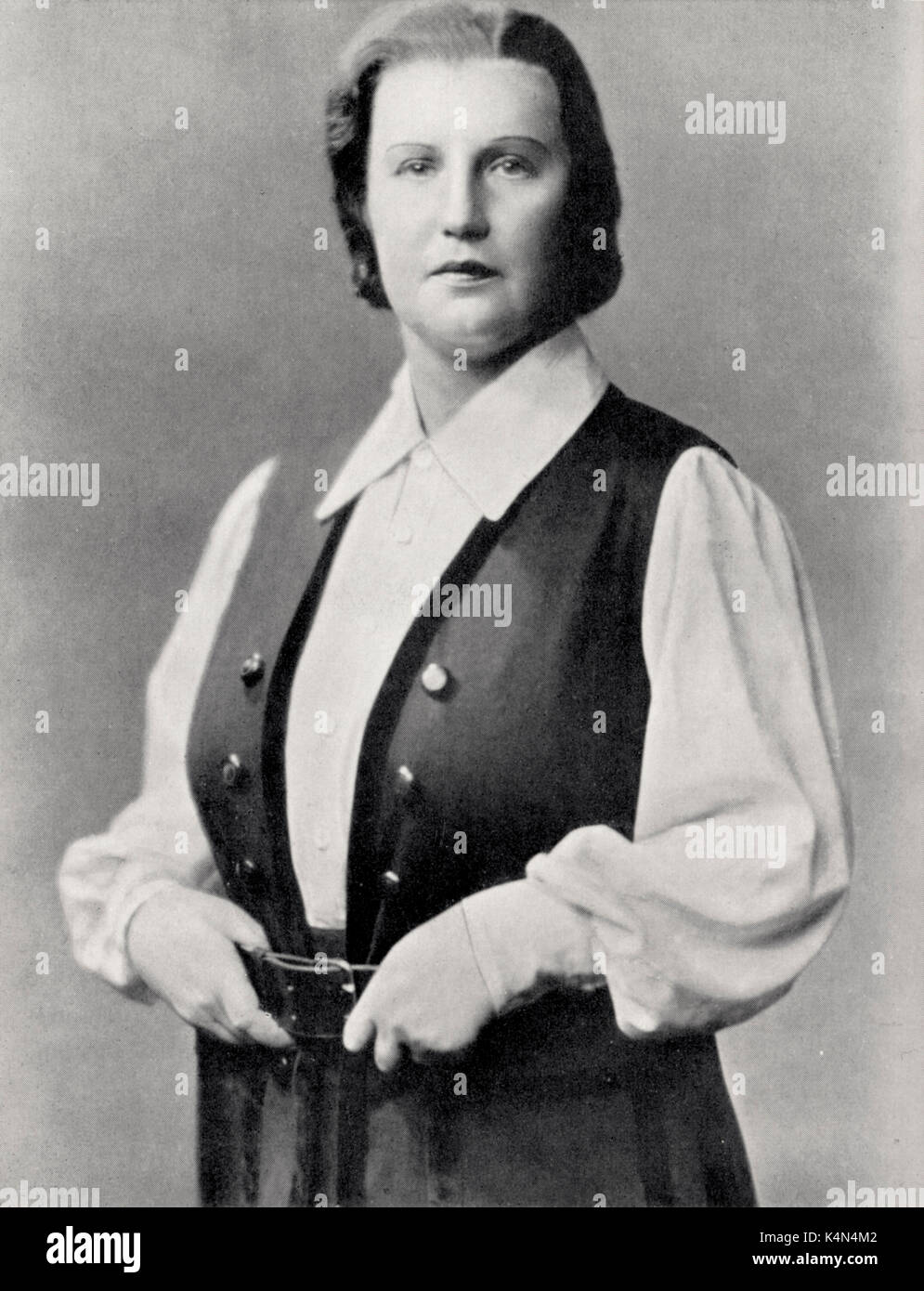 Kirsten Flagstad as Leonore in Beethoven 's Fidelio. Norwegian soprano 1895-1962. Stock Photo