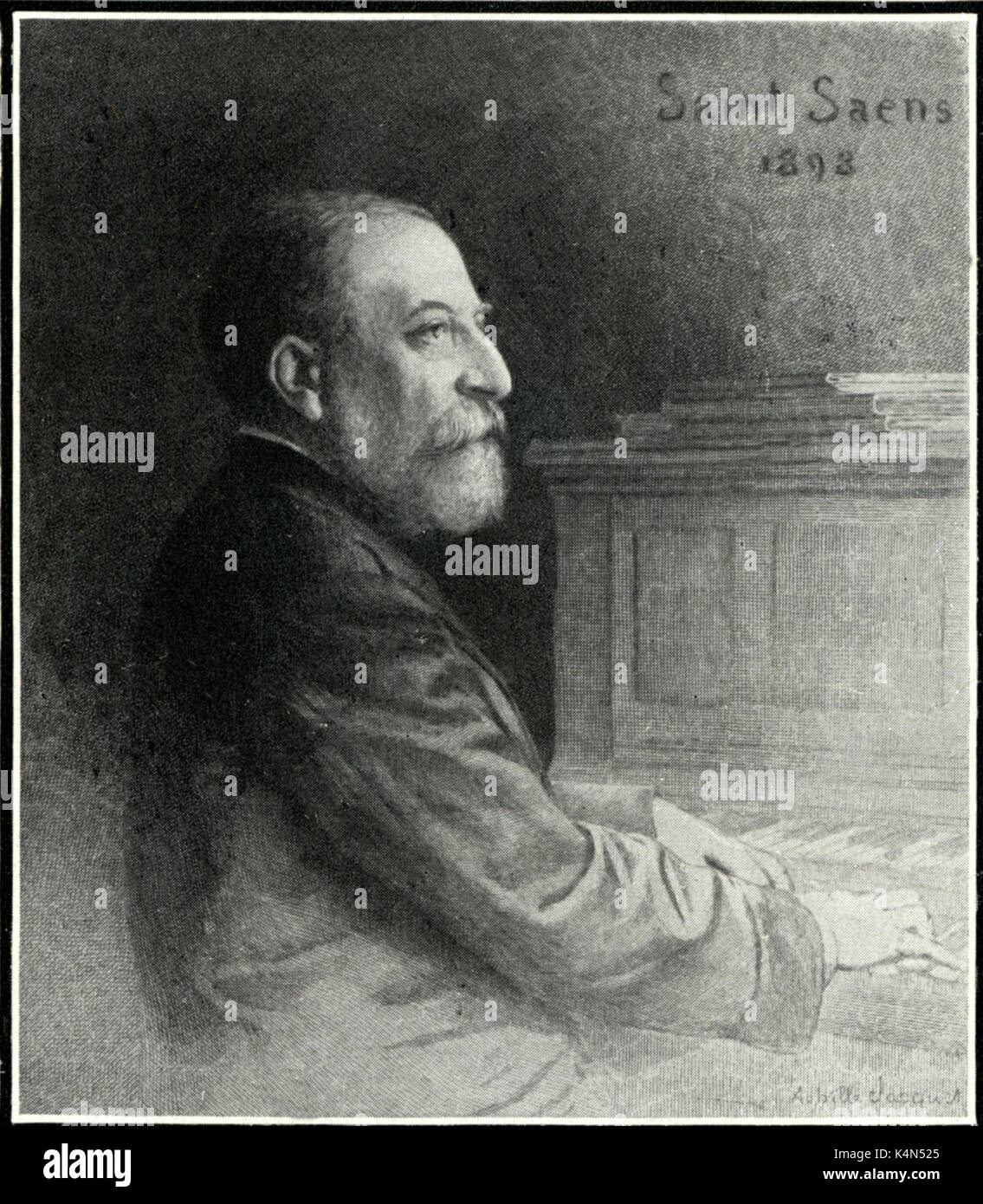 Camille Saint-Saens, 51215 - Public domain portrait photograph